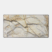 茶色と黒のテクスチャ加工が可能な石 デスクマット (正面)