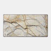 茶色と黒のテクスチャ加工が可能な石 デスクマット (正面)