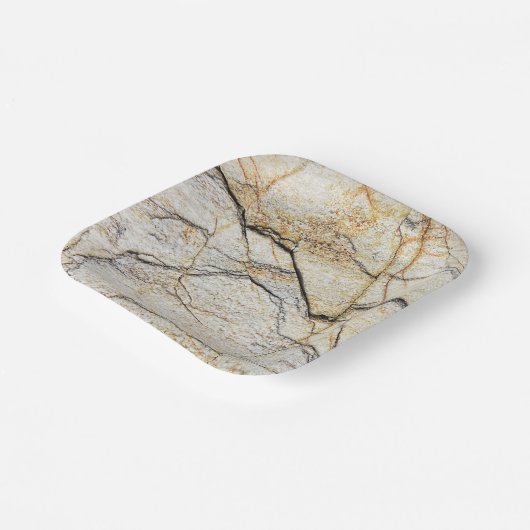 茶色と黒のテクスチャ加工が可能な石 ペーパープレート (傾斜あり)