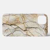 茶色と黒のテクスチャ加工が可能な石 Case-Mate iPhoneケース (裏面 (横))