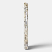 茶色と黒のテクスチャ加工が可能な石 Case-Mate iPhoneケース (裏面 / 左)