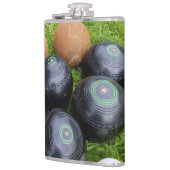 茶色と黒のヴィンテージの芝生の鉢 フラスク (左)