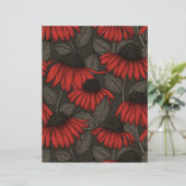 茶色に赤い円錐花序 (スタンド正面)