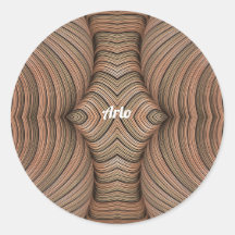 茶色のかわいらしフラクタルの色合い