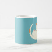 茶色のぶち猫 コーヒーマグカップ (中央)