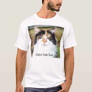 茶色のぶち猫 Tシャツ