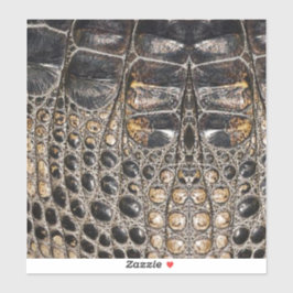 茶色のアメリカのアリゲータースキンテクスチャ シール