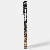 茶色のアメリカのアリゲータースキンテクスチャ Case-Mate iPhoneケース (裏面 / 左)