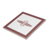 茶色のアールデコ要素 タイル (側面)