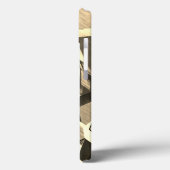 茶色のイメージの上に霧雨の多いベージュが点在します Case-Mate iPhoneケース (裏面 / 左)