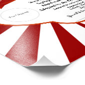 茶色のカスタマイズ可能な犬の養子縁組の証明書 フォトプリント            (角)