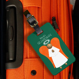 茶色のガーディアンエンジェル（両面）ラゲッジタグ ラゲッジタグ