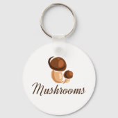 茶色のキノコ キーホルダー (正面)