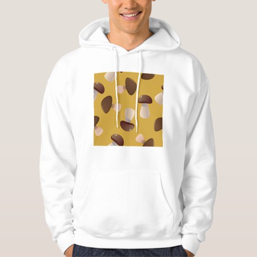 茶色のキノコ パーカ (正面)