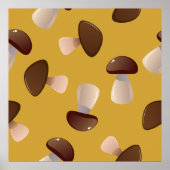 茶色のキノコ ポスター (正面)