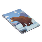 茶色のクマ ノートブック (右側)