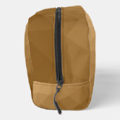 茶色のグラデーションのジオメトリメッシュパターン ドップキット (右)