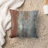 茶色のグランジ錆のテクスチャパターン クッション (ブランケット)