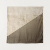 茶色のコンクリート壁 タペストリー (正面(横))