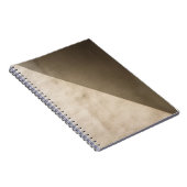 茶色のコンクリート壁 ノートブック (右側)