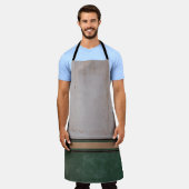 茶色のコンクリート舗装の写真 エプロン (着用した状態)