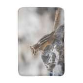 茶色のシマリス野生動物写真 バスマット (正面縦)