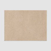 茶色のシンプルクラフト上のフェイク素朴白い線 薄葉紙 (正面)