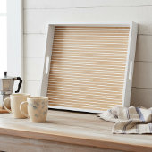 茶色のシンプルクラフト上のフェイク素朴白い線 薄葉紙