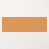 茶色のシンプルスクリプト名はプレーン ヨガマット (裏面(横))