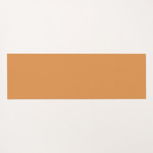 茶色のシンプルスクリプト名はプレーン ヨガマット (裏面(横))