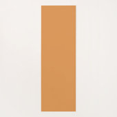 茶色のシンプルスクリプト名はプレーン ヨガマット (裏面)