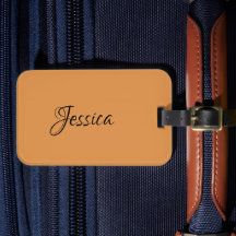 茶色のシンプルスクリプト名はプレーン