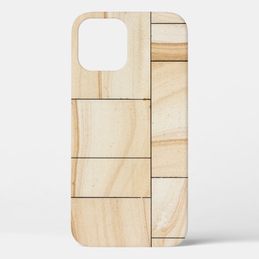 茶色のセラミックタイルのコラージュ Case-Mate iPhoneケース (裏面)