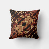 茶色のタンブラック斜め南西ルックデザートトーン クッション (裏面)