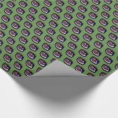 茶色のダシュント目 ラッピングペーパー (角)