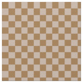 茶色のチェッカーボード ファブリック (クローズアップ)