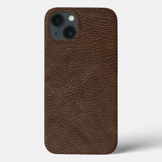 茶色のテクスチャレザー Case-Mate iPhoneケース (裏面)