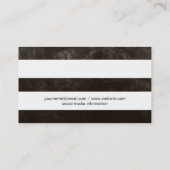 茶色のテクスチャ 名刺 (裏面)