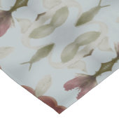 茶色のテーブルランナーを持つ青 ショートテーブルランナー (コーナー)