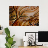 茶色のデシュテスジャスパー ポスター (ホームオフィス)