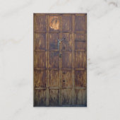 茶色のドア 名刺 (正面)