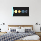 茶色のドワーフ2を比較したアーティストのレンディション キャンバスプリント (インサイチュ (寝室))