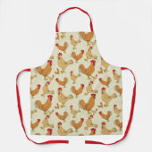 茶色のニワトリ エプロン (正面)