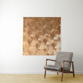 茶色のハニカムパネル タペストリー (インサイチュ(横))