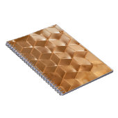 茶色のハニカムパネル ノートブック (右側)
