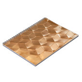 茶色のハニカムパネル ノートブック (左側)