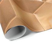 茶色のハニカムパネル ラッピングペーパー (ロールコーナー)