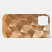 茶色のハニカムパネル Case-Mate iPhoneケース (裏面 (横))