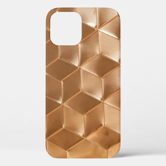茶色のハニカムパネル Case-Mate iPhoneケース (裏面)