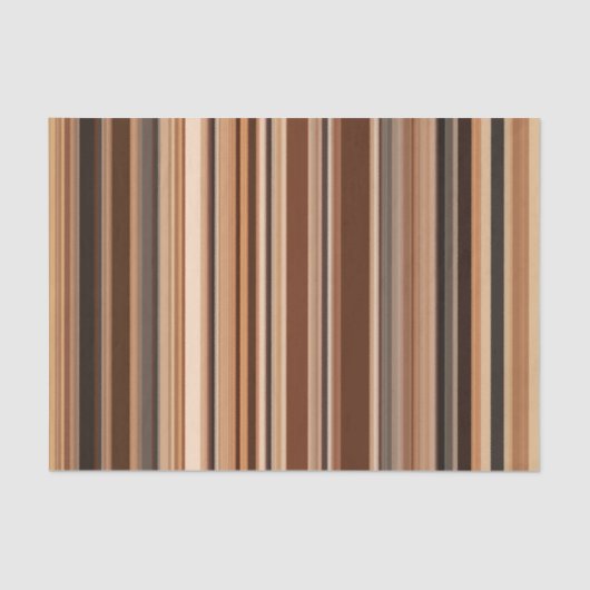 茶色のパタストライプのーン 薄葉紙 (正面)